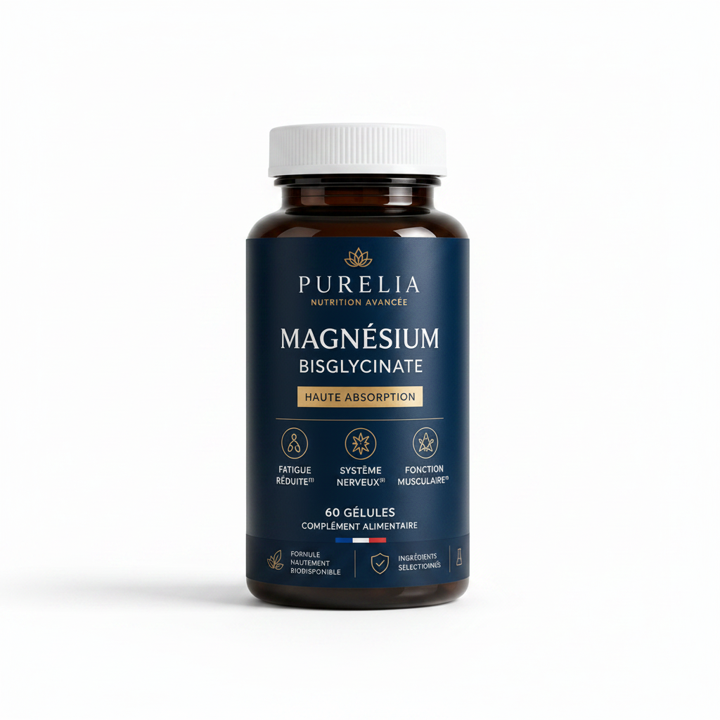 PURELIA Magnésium Bisglycinate - fond blanc